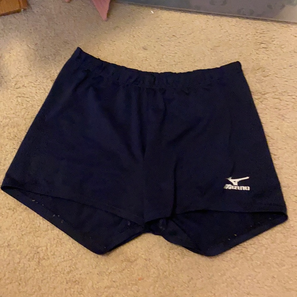 Navy Spandex Volleyball Shorts